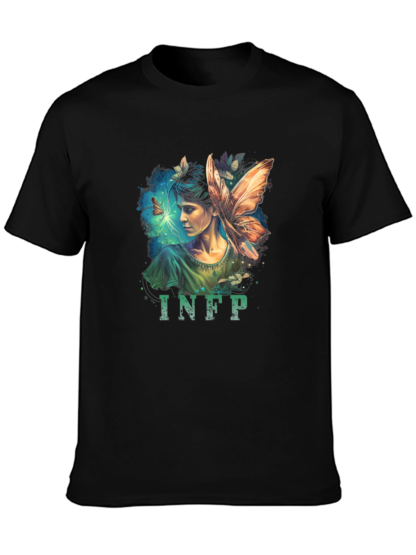 INFP Fairycore Black Tee
