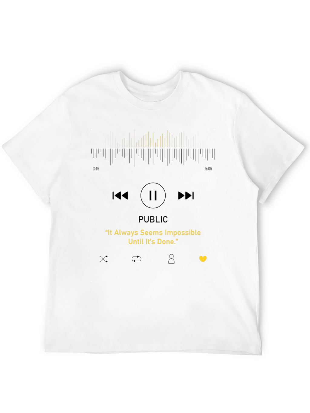 Motivational T-Shirt - It Always Seems Impossible