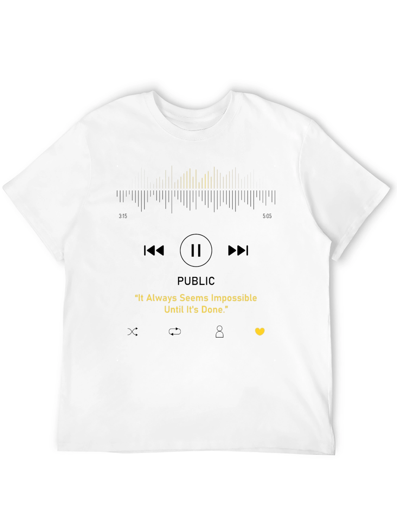 Motivational T-Shirt - It Always Seems Impossible