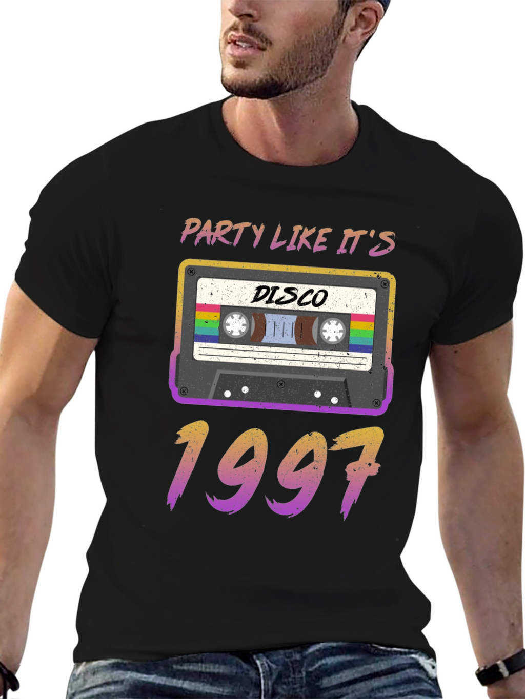 Disco Party Like Its 1997 Cassette Tape T-Shirt