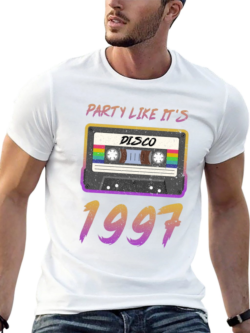 Disco Party Like Its 1997 Cassette Tape T-Shirt
