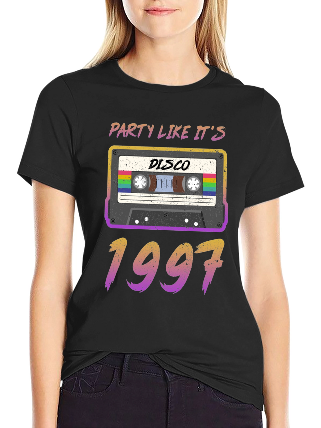 Disco Party Like Its 1997 Cassette Tape T-Shirt