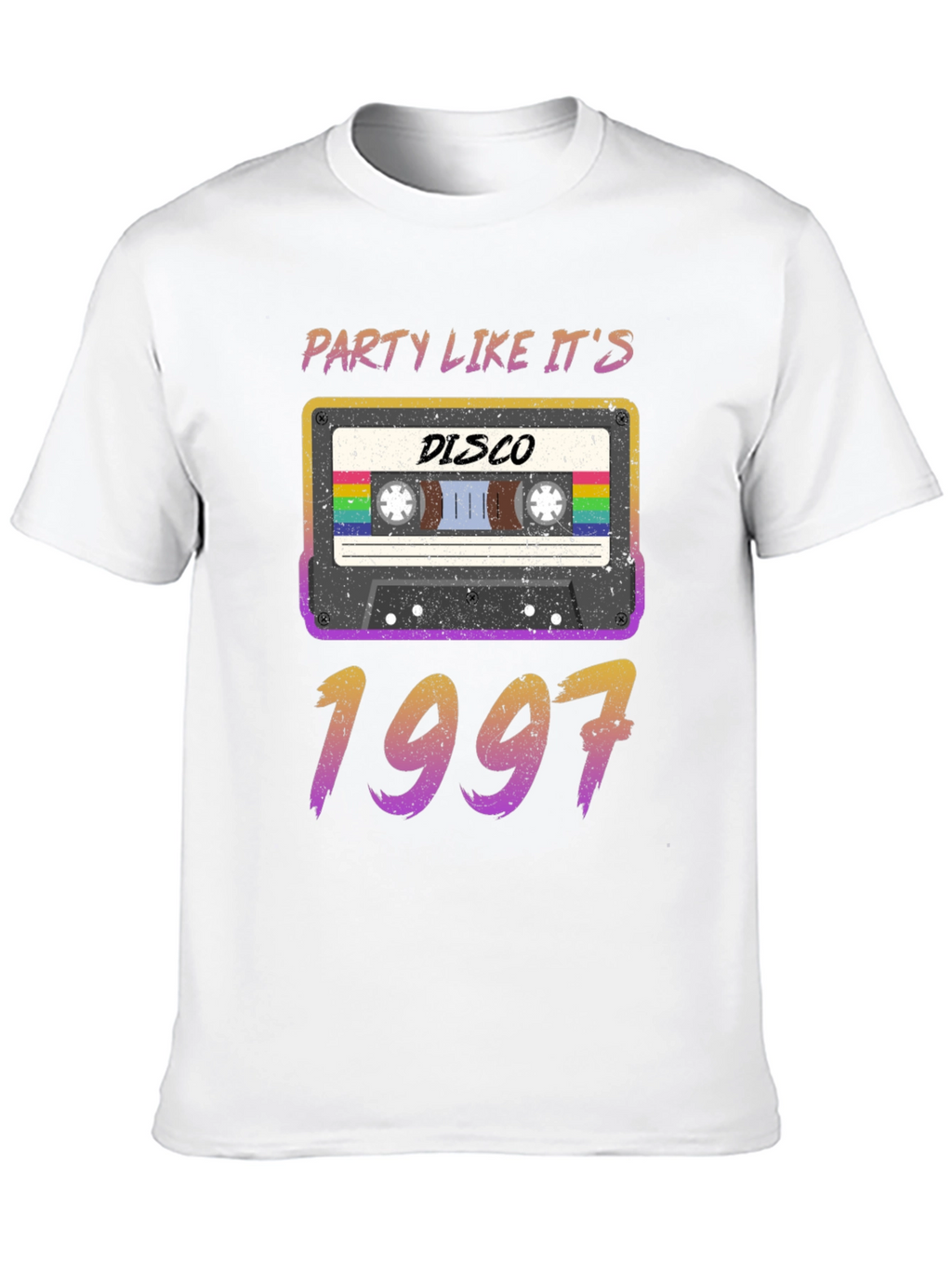 Disco Party Like Its 1997 Cassette Tape T-Shirt