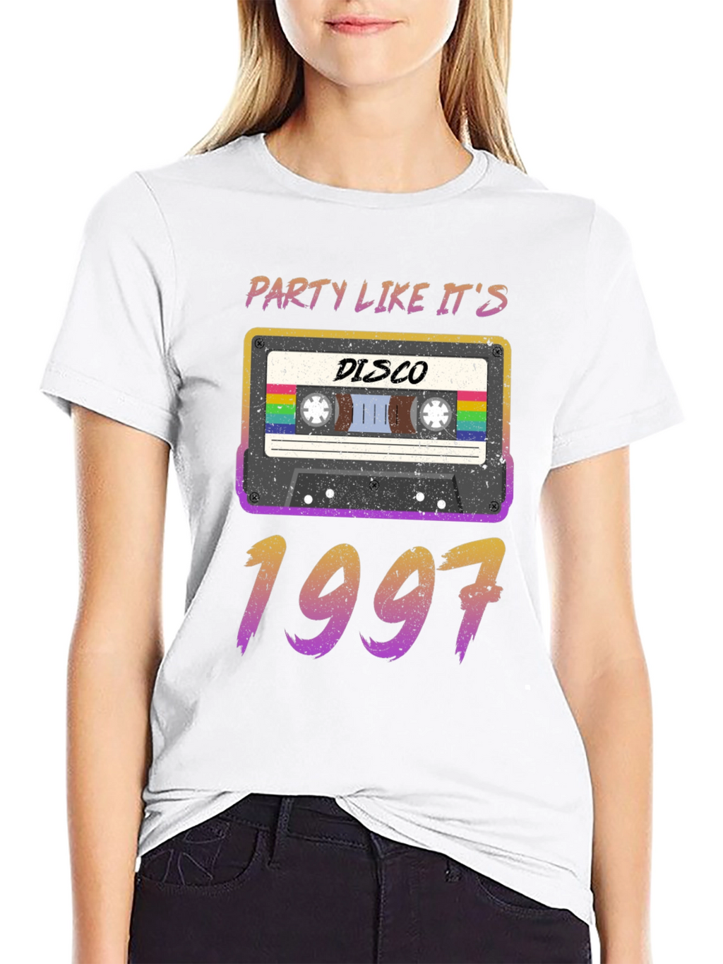 Disco Party Like Its 1997 Cassette Tape T-Shirt