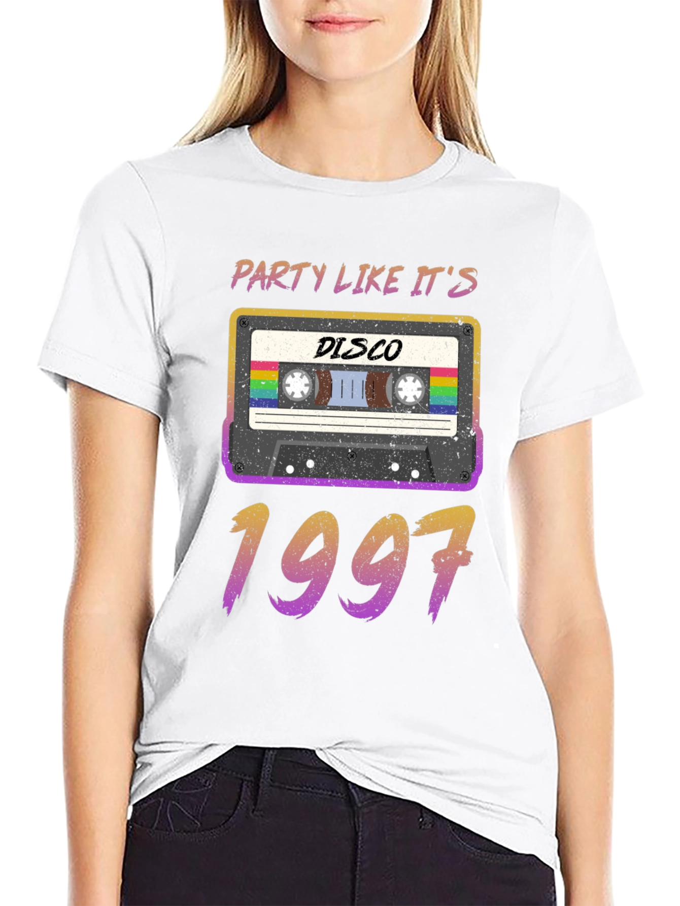 Disco Party Like Its 1997 Cassette Tape T-Shirt