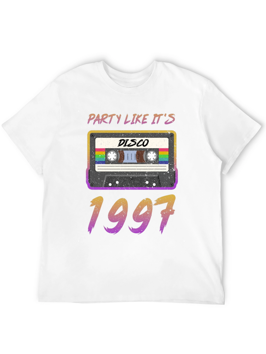 Disco Party Like Its 1997 Cassette Tape T-Shirt
