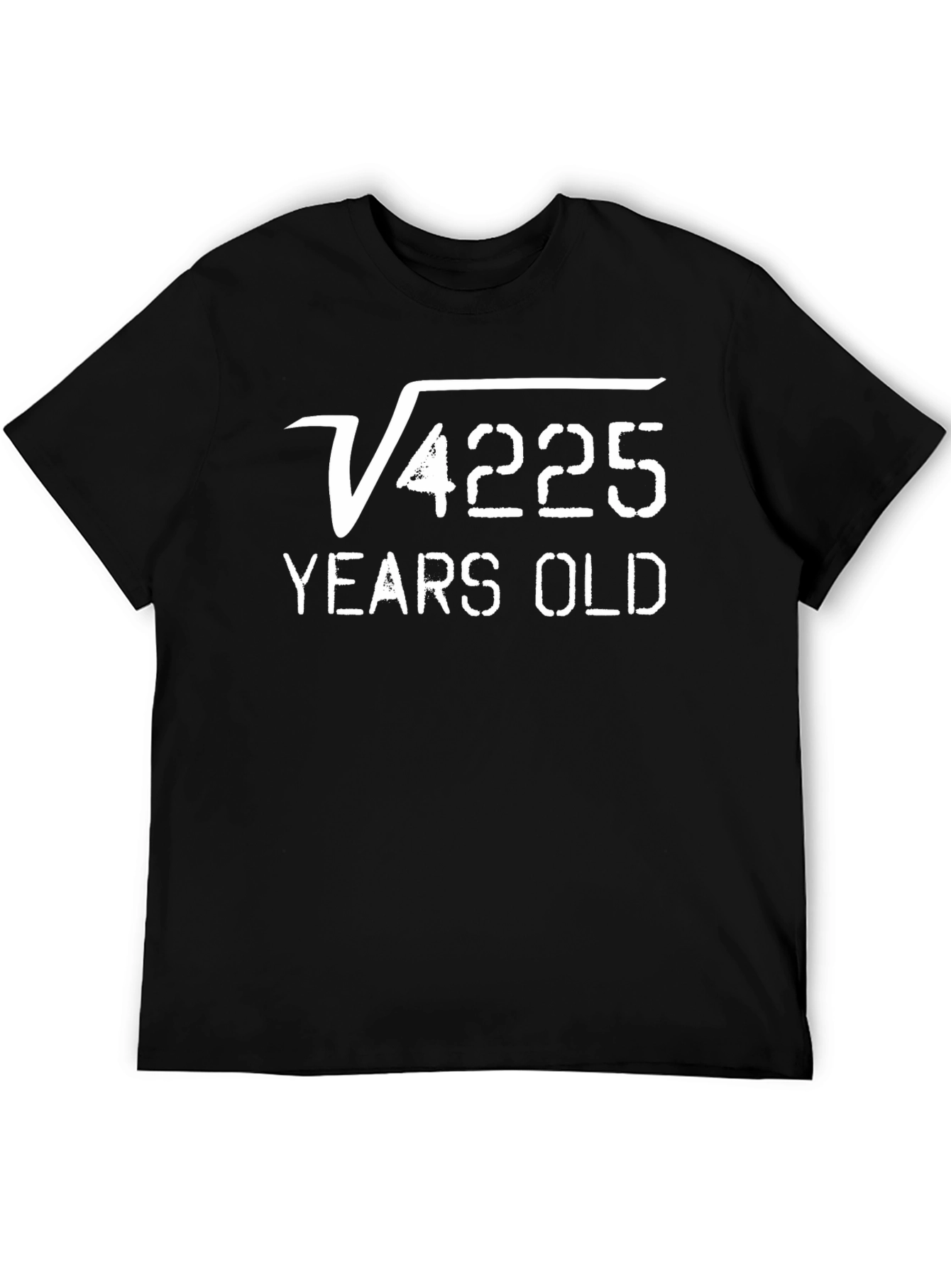 Funny 65th Birthday T-Shirt - Square Root of 4225 Years Old