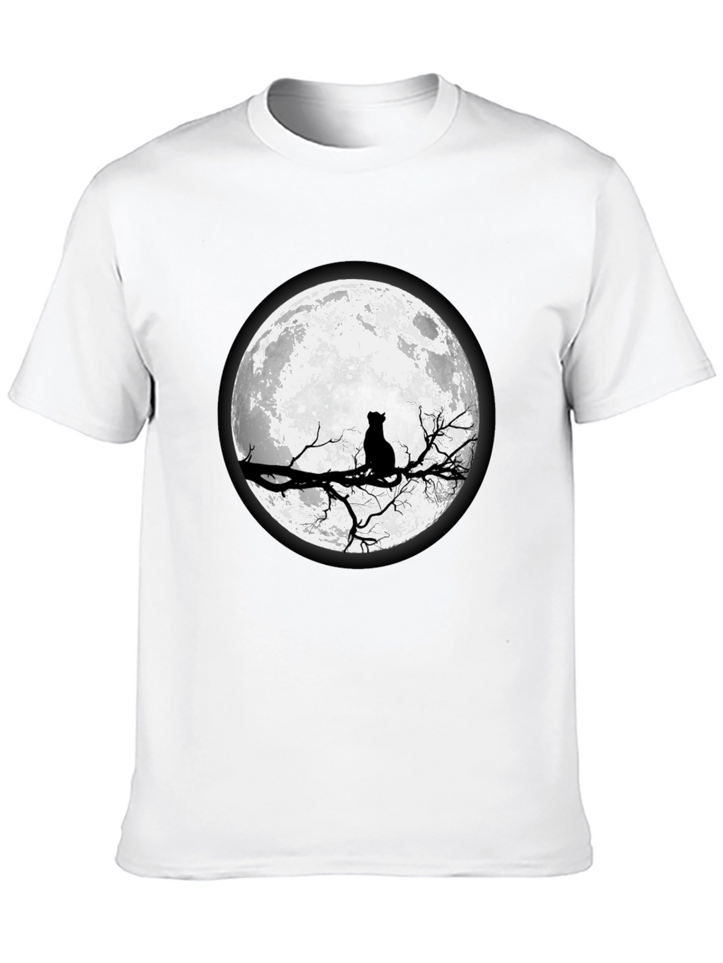 Black Cat Moon T-Shirt