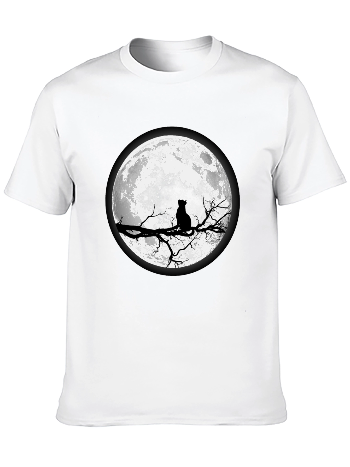 Black Cat Moon T-Shirt