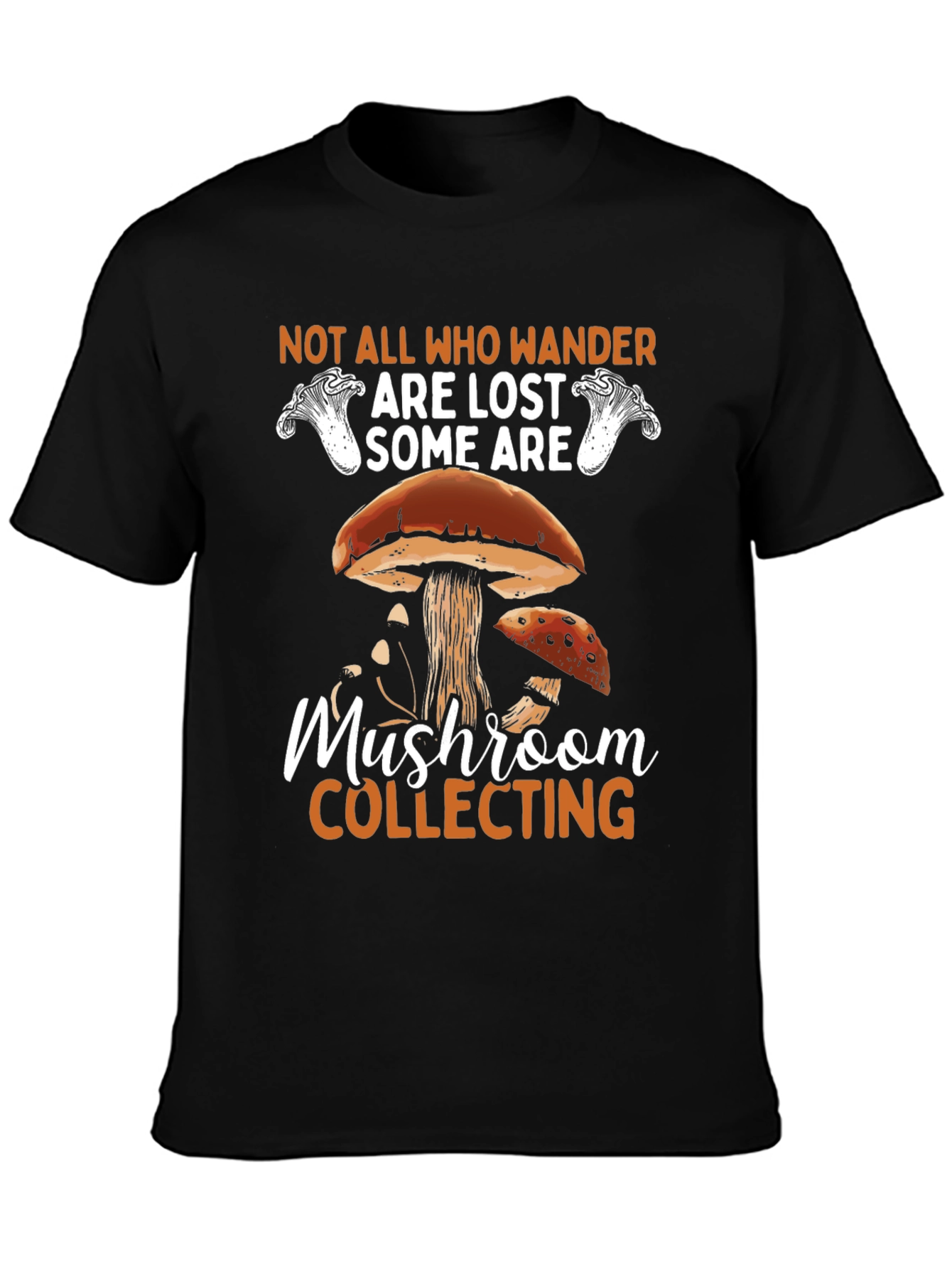 Mushroom Collecting T-Shirt - Nature Lover Apparel