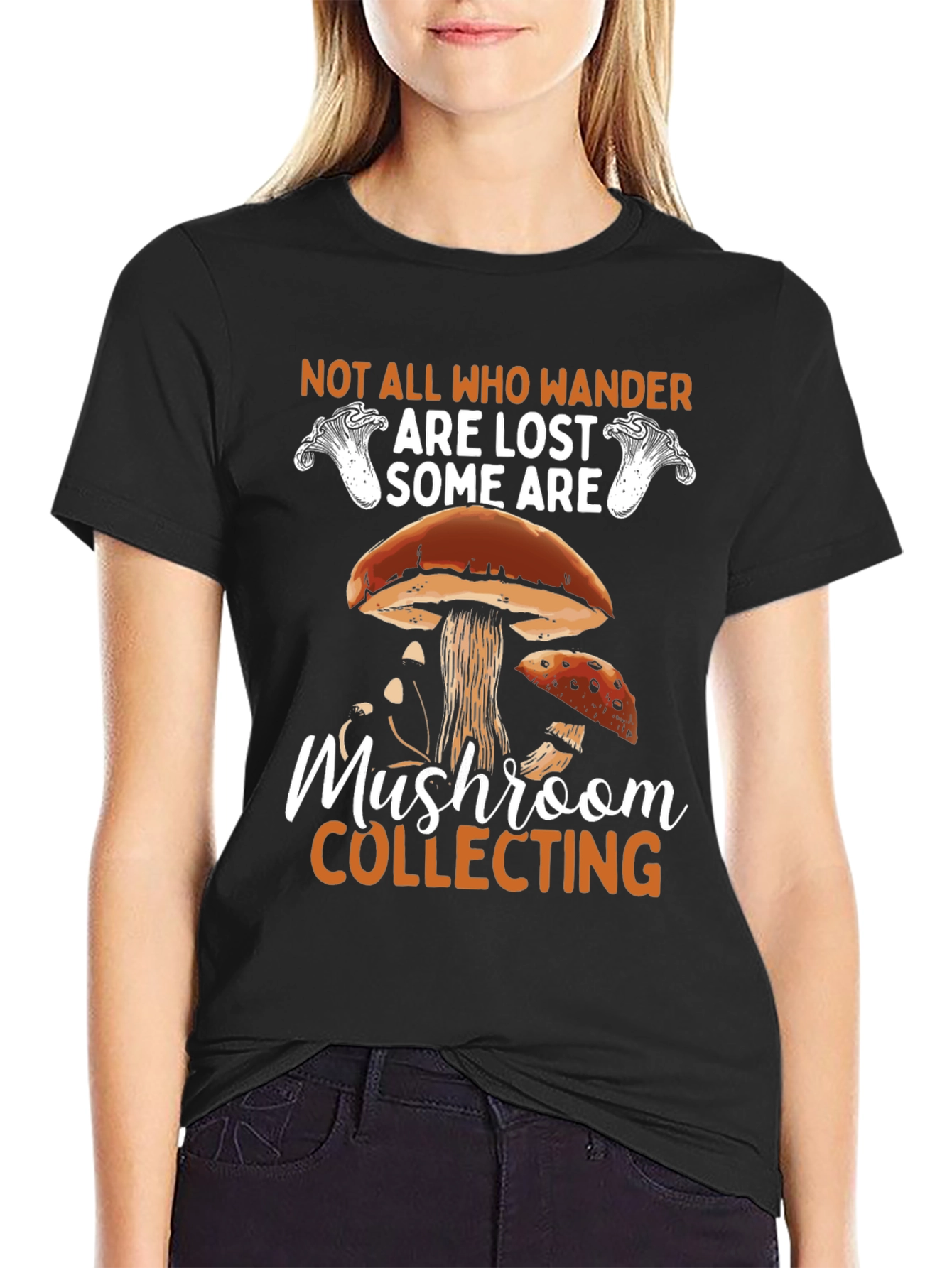 Mushroom Collecting T-Shirt - Nature Lover Apparel