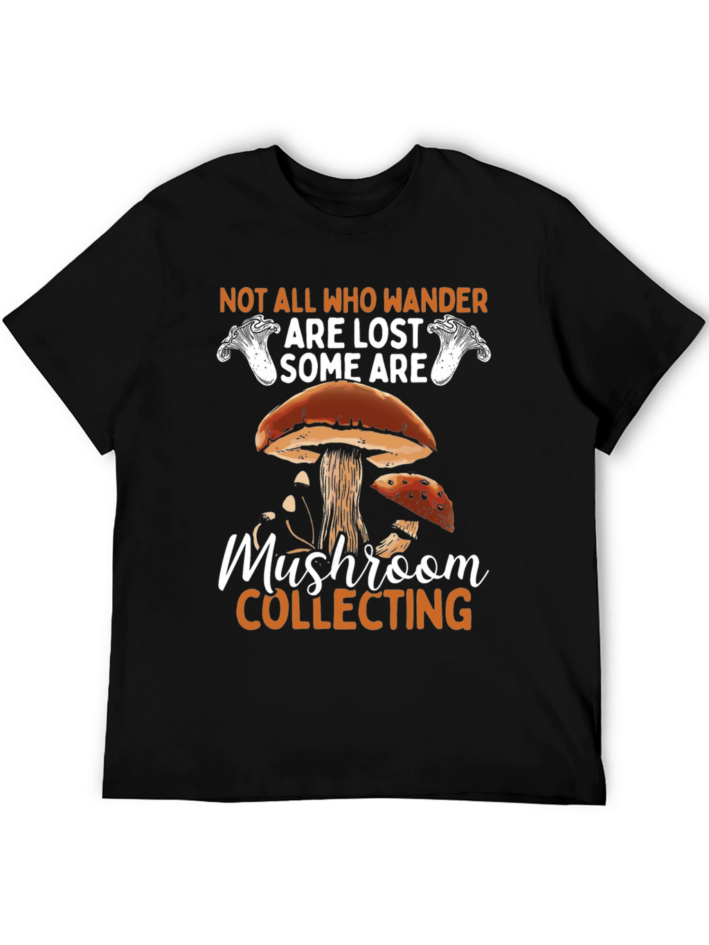 Mushroom Collecting T-Shirt - Nature Lover Apparel