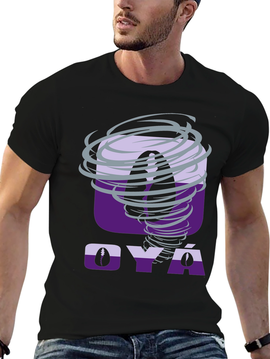Oya Tornado T-Shirt - Unique Graphic Tee