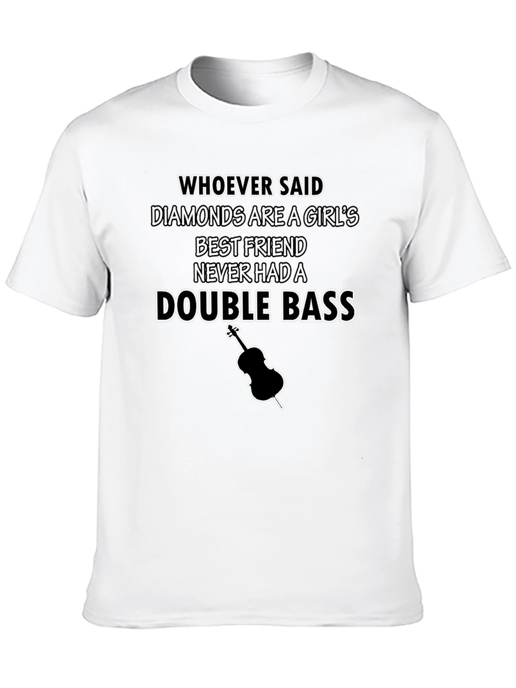 Double Bass T-Shirt - Music Lover Novelty Tee