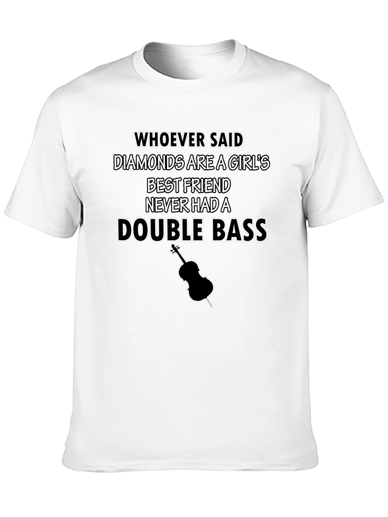 Double Bass T-Shirt - Music Lover Novelty Tee