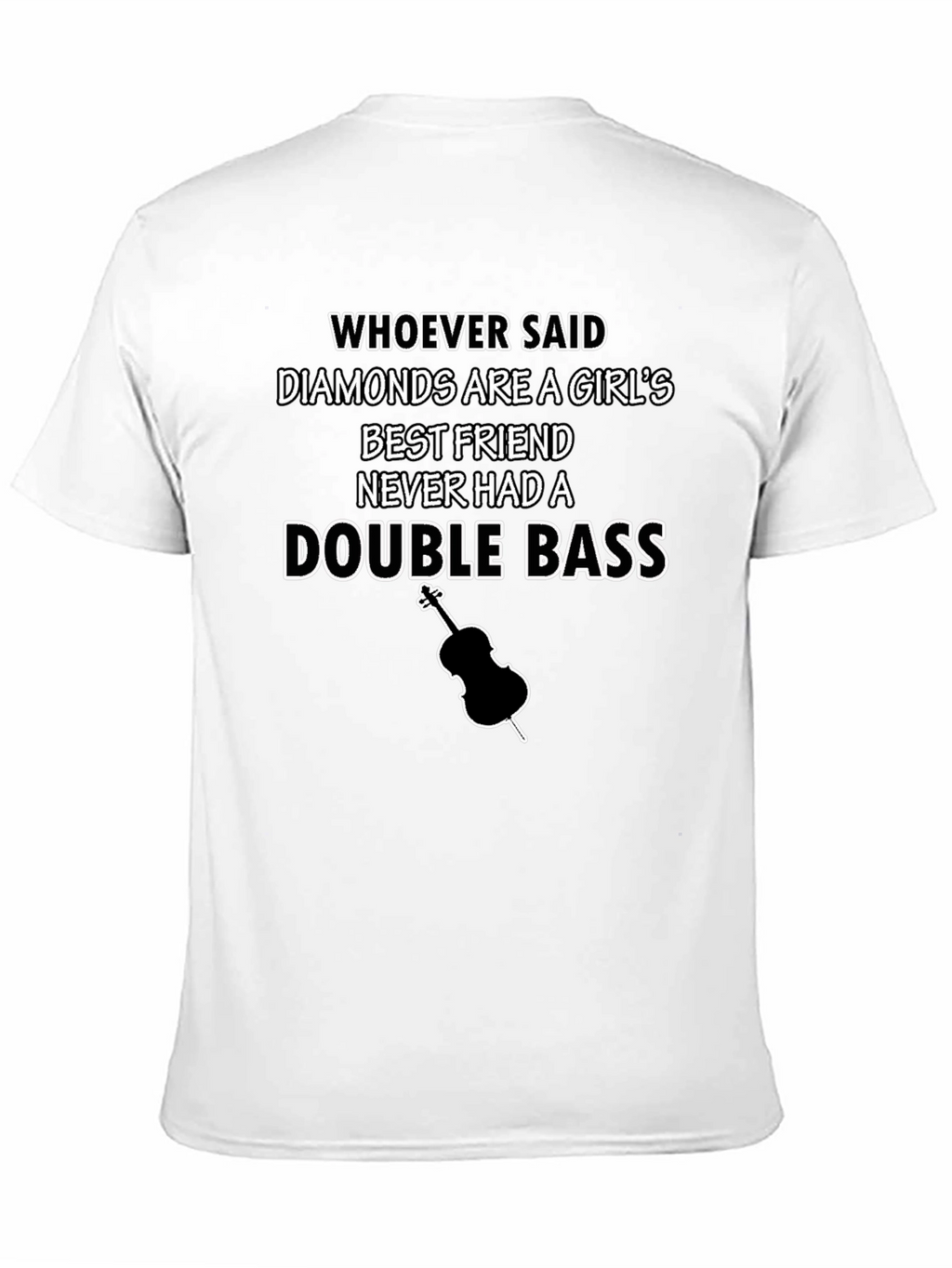 Double Bass T-Shirt - Music Lover Novelty Tee