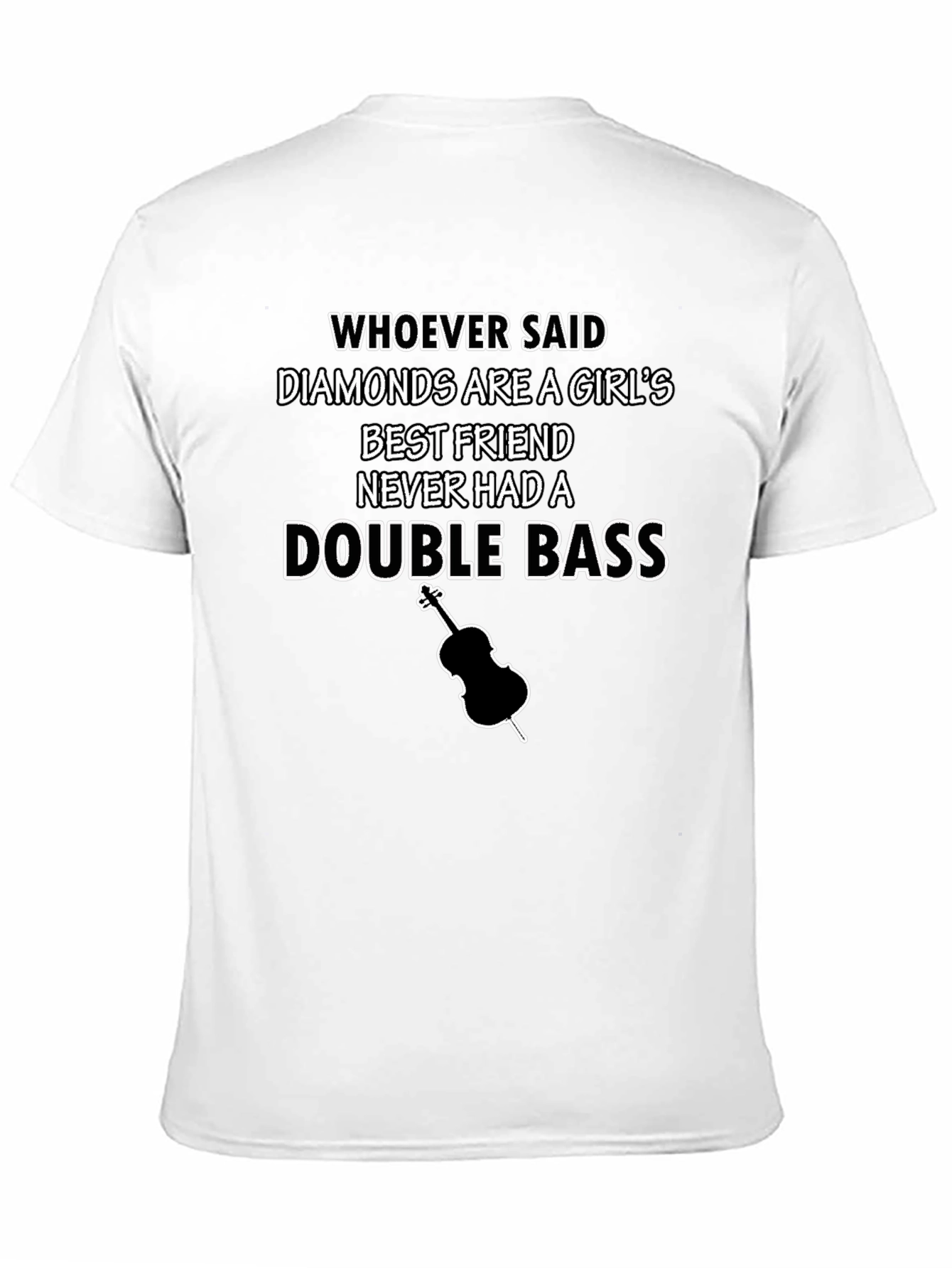 Double Bass T-Shirt - Music Lover Novelty Tee