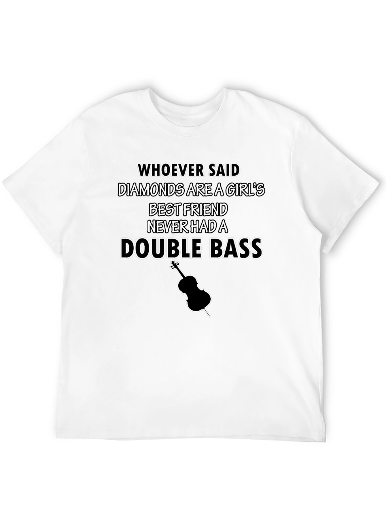 Double Bass T-Shirt - Music Lover Novelty Tee