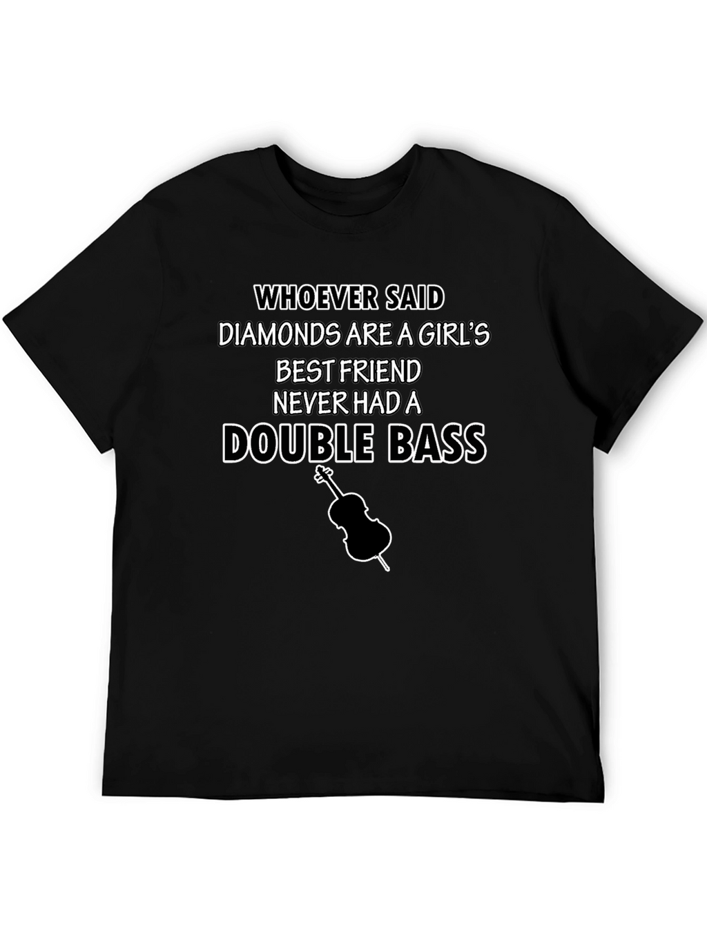 Double Bass T-Shirt - Music Lover Novelty Tee