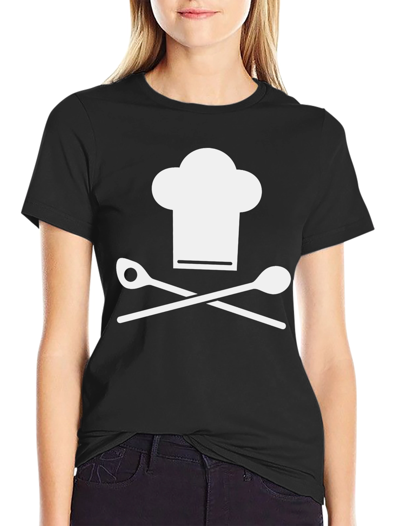 Chefs Hat & Spoons Graphic T-Shirt