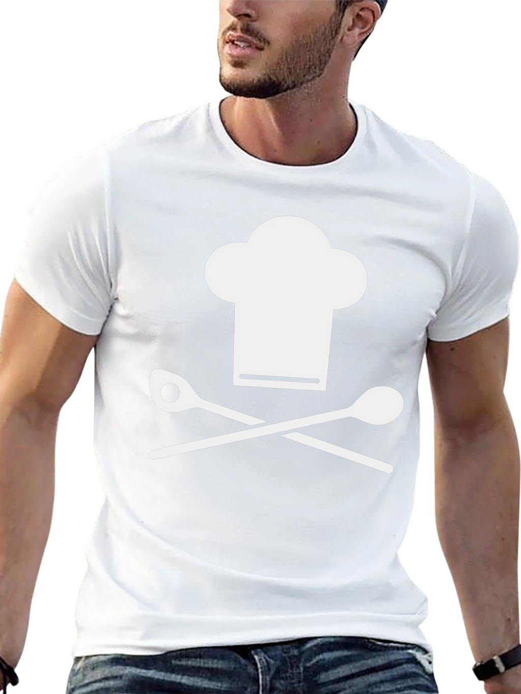 Chefs Hat & Spoons Graphic T-Shirt