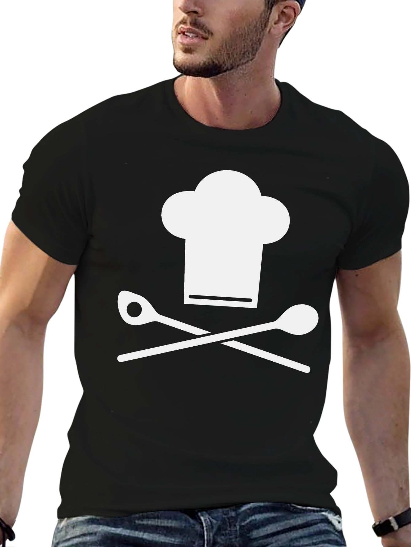 Chefs Hat & Spoons Graphic T-Shirt