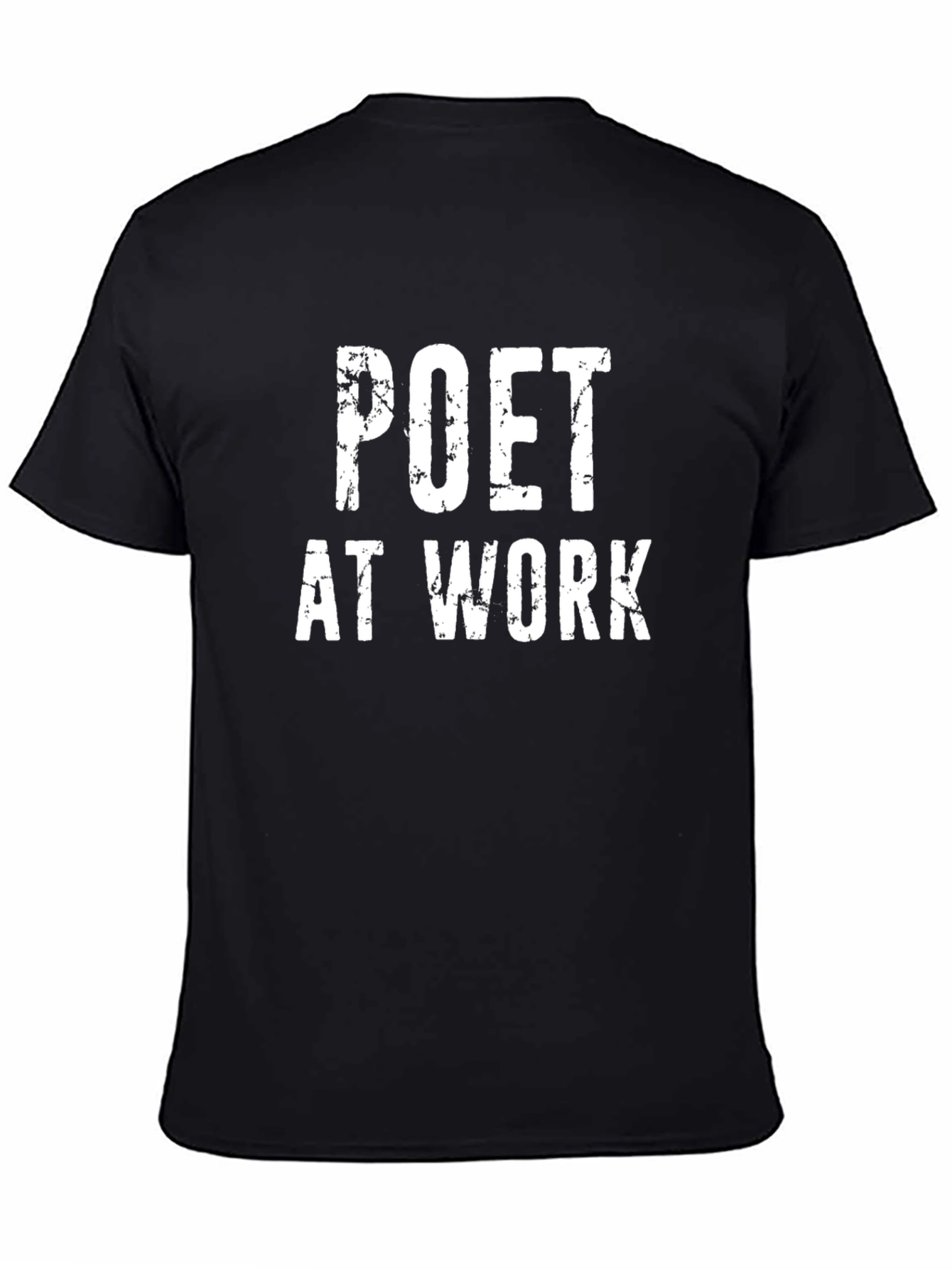 Poet At Work Graphic T-Shirt