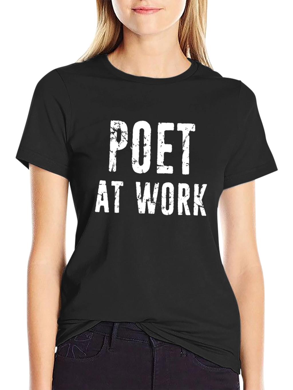 Poet At Work Graphic T-Shirt