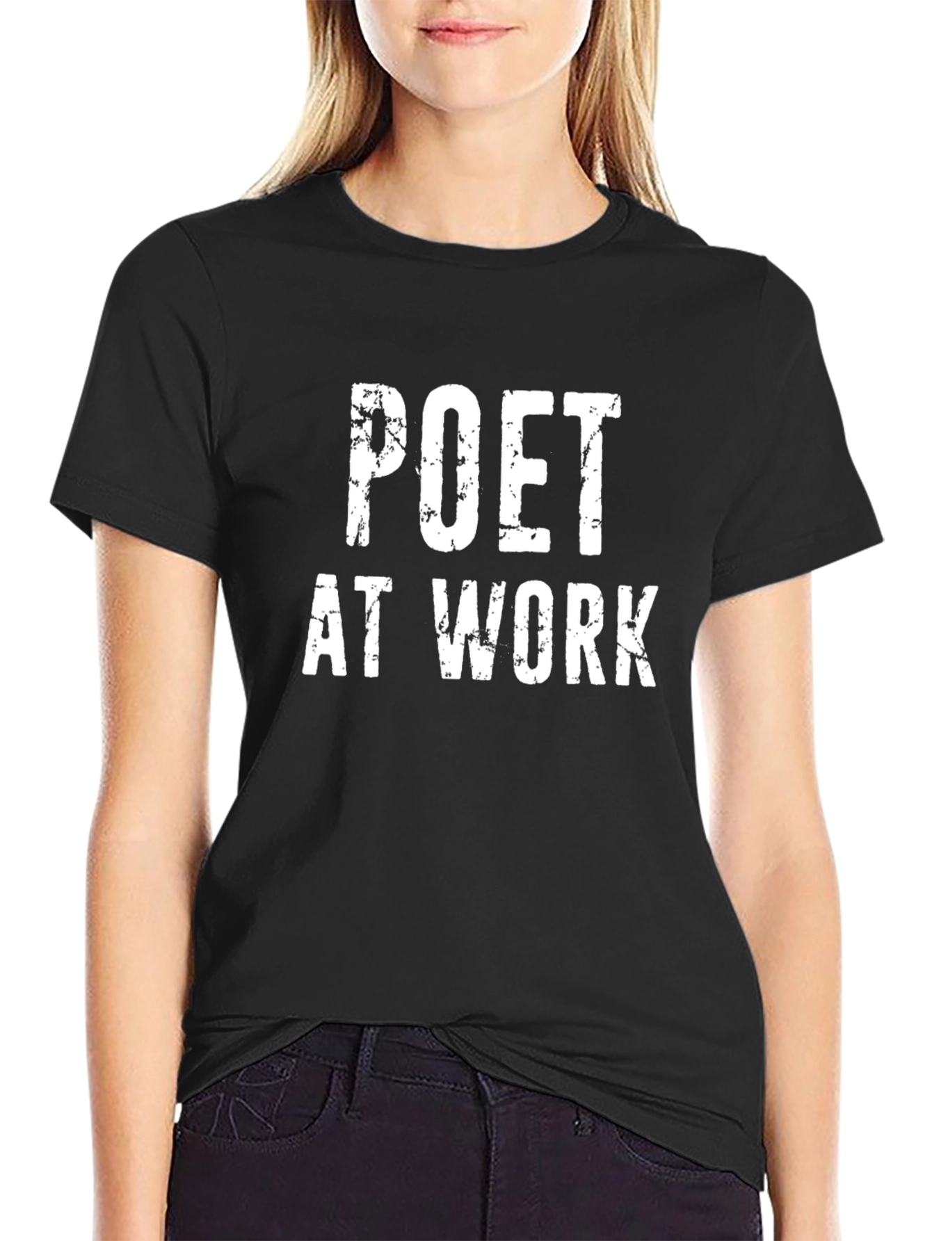 Poet At Work Graphic T-Shirt