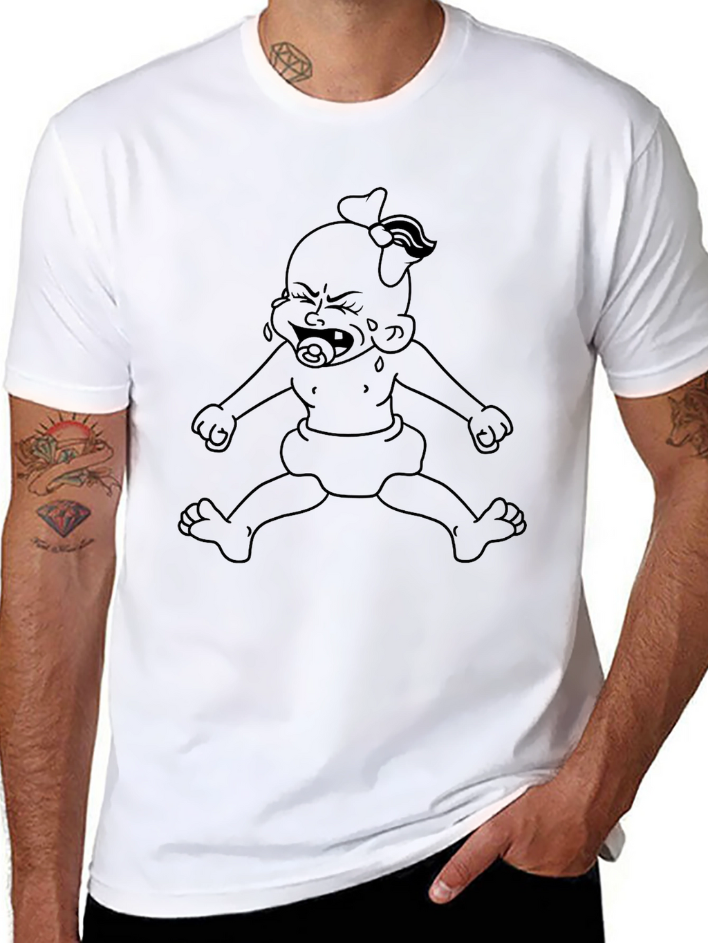 Baby Graphic Tee - Unisex Black T-Shirt