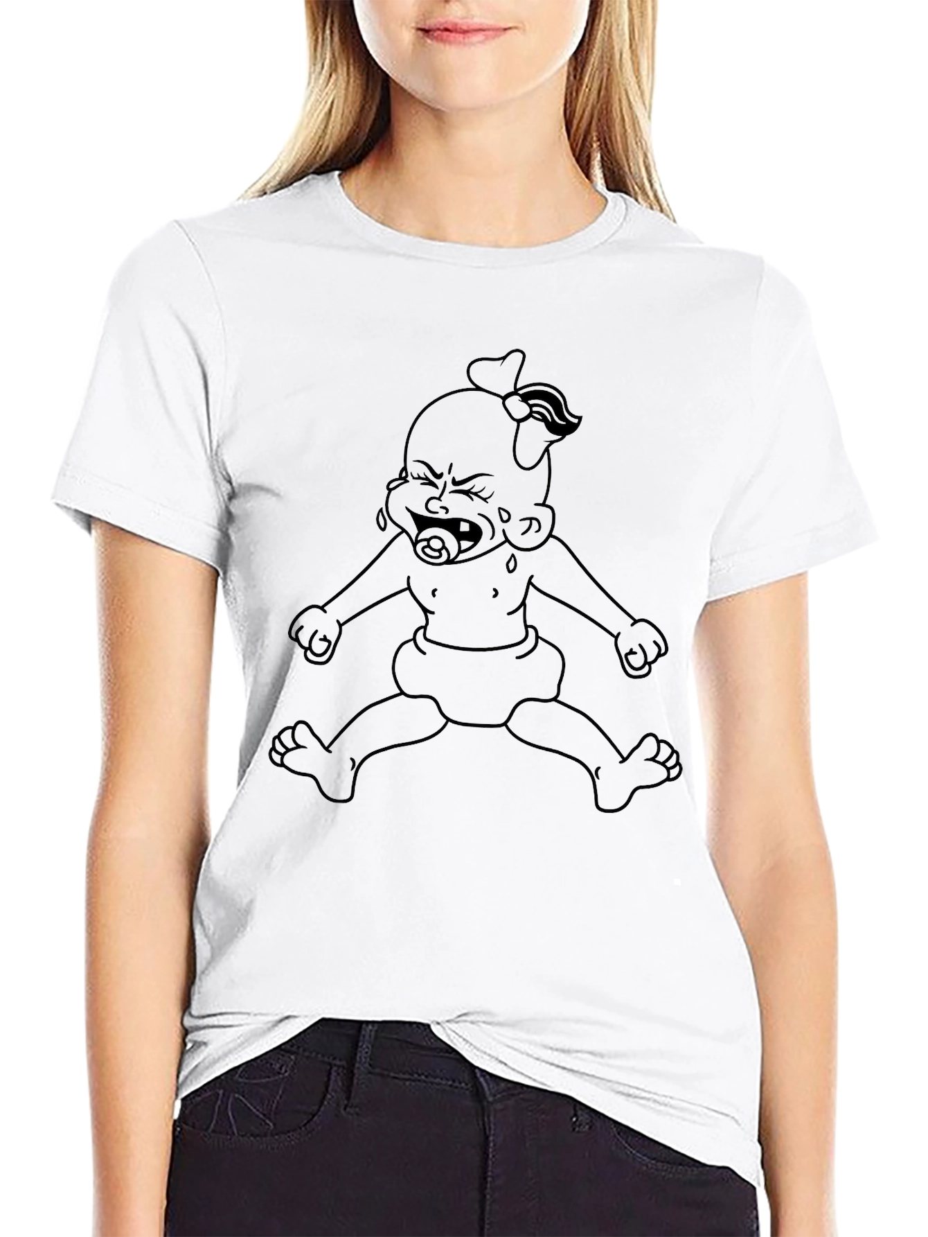 Baby Graphic Tee - Unisex Black T-Shirt