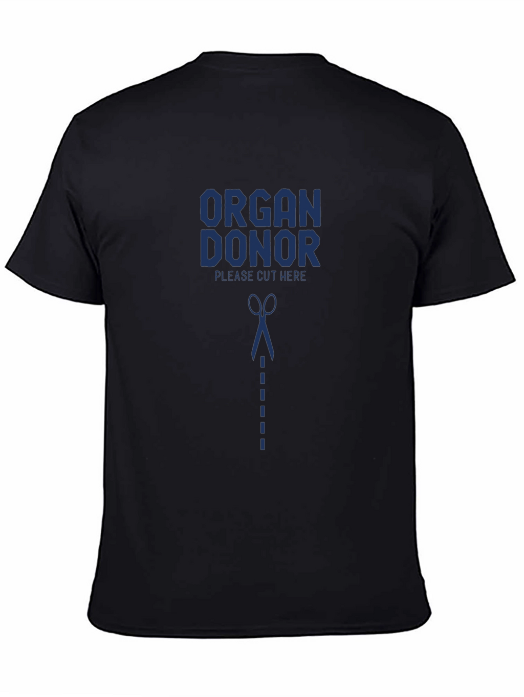 Organ Donor Please Cut Here Graphic T-Shirt