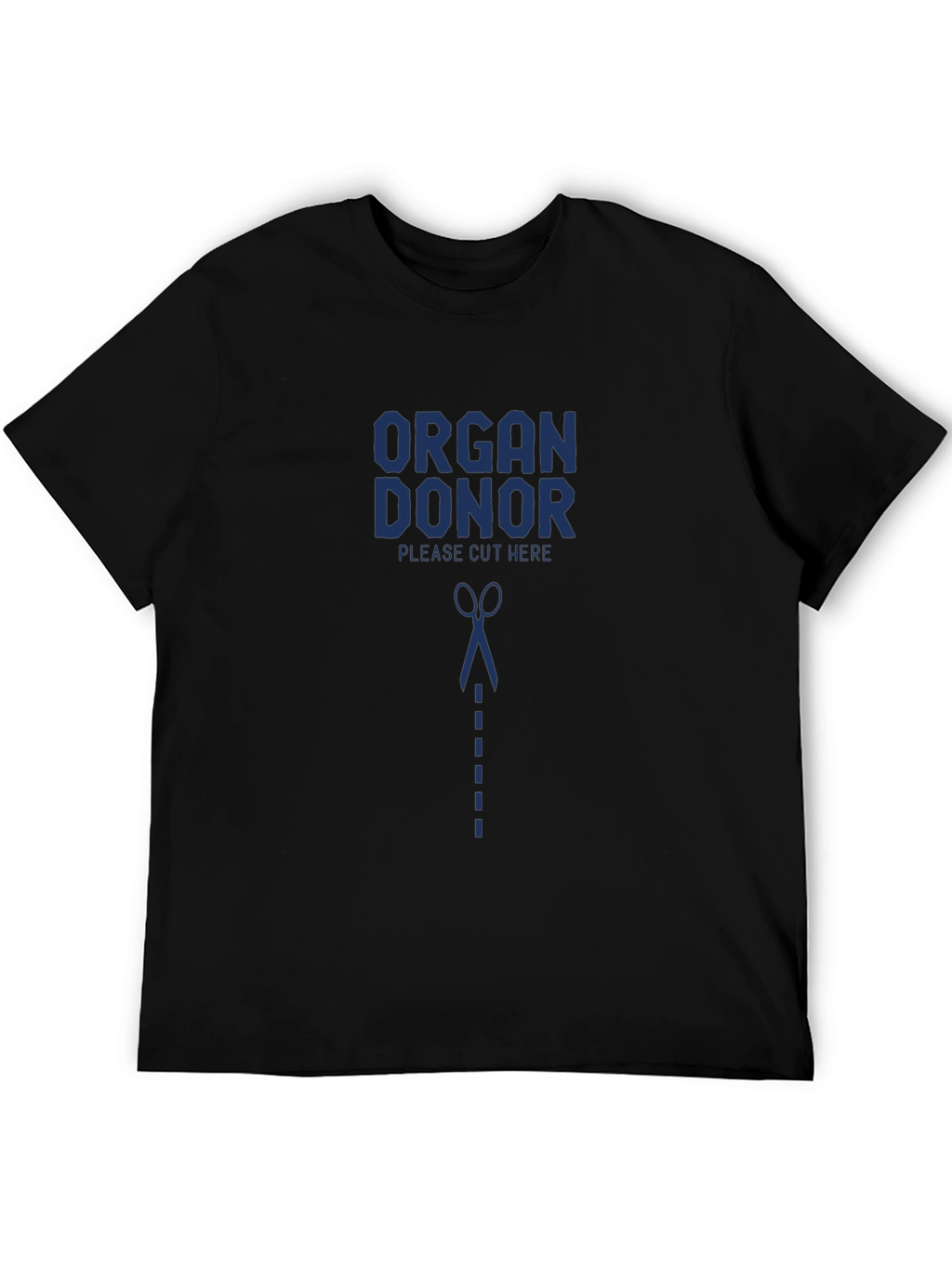 Organ Donor Please Cut Here Graphic T-Shirt