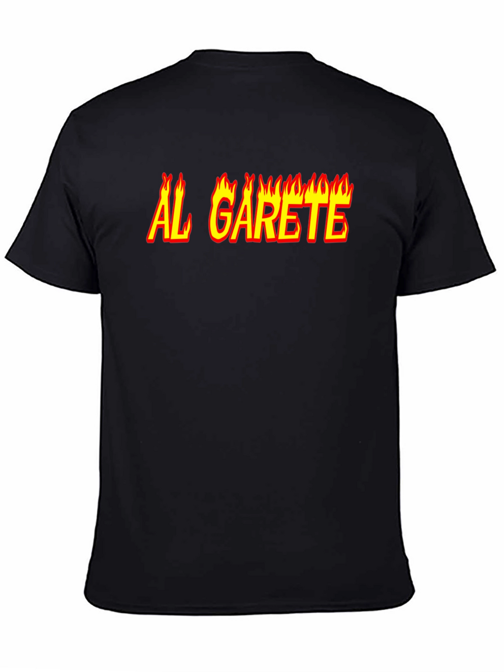 Al Garete Black T-Shirt - Bold Graphic Tee