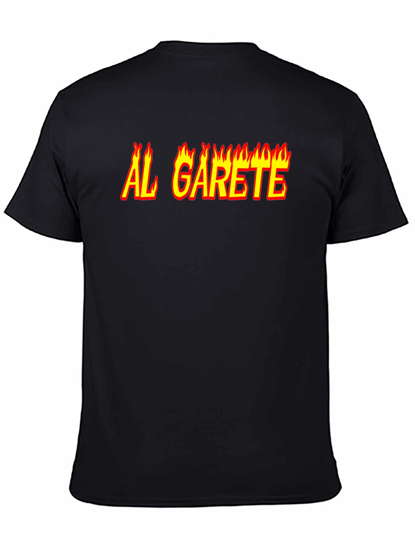 Al Garete Black T-Shirt - Bold Graphic Tee