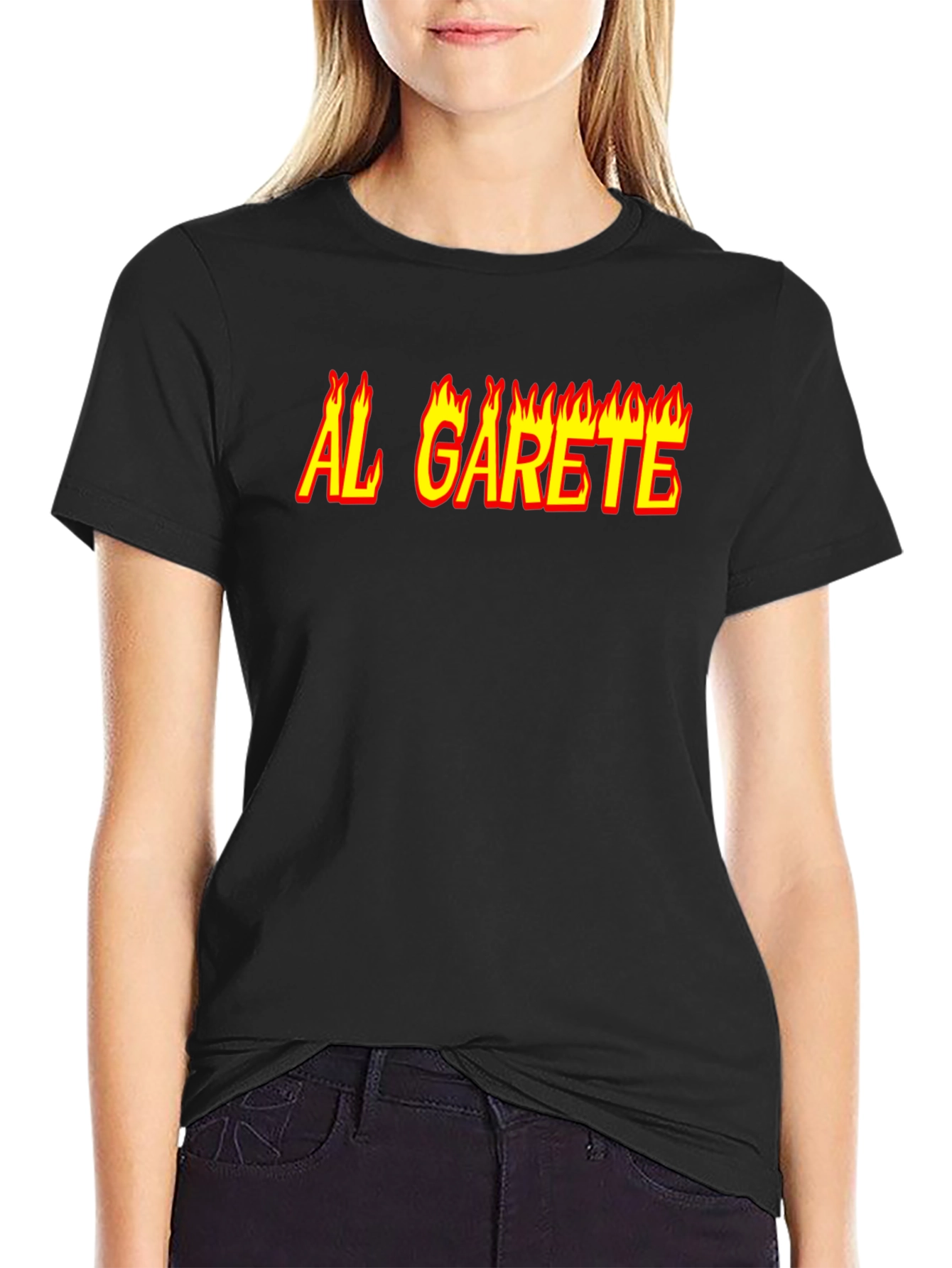 Al Garete Black T-Shirt - Bold Graphic Tee