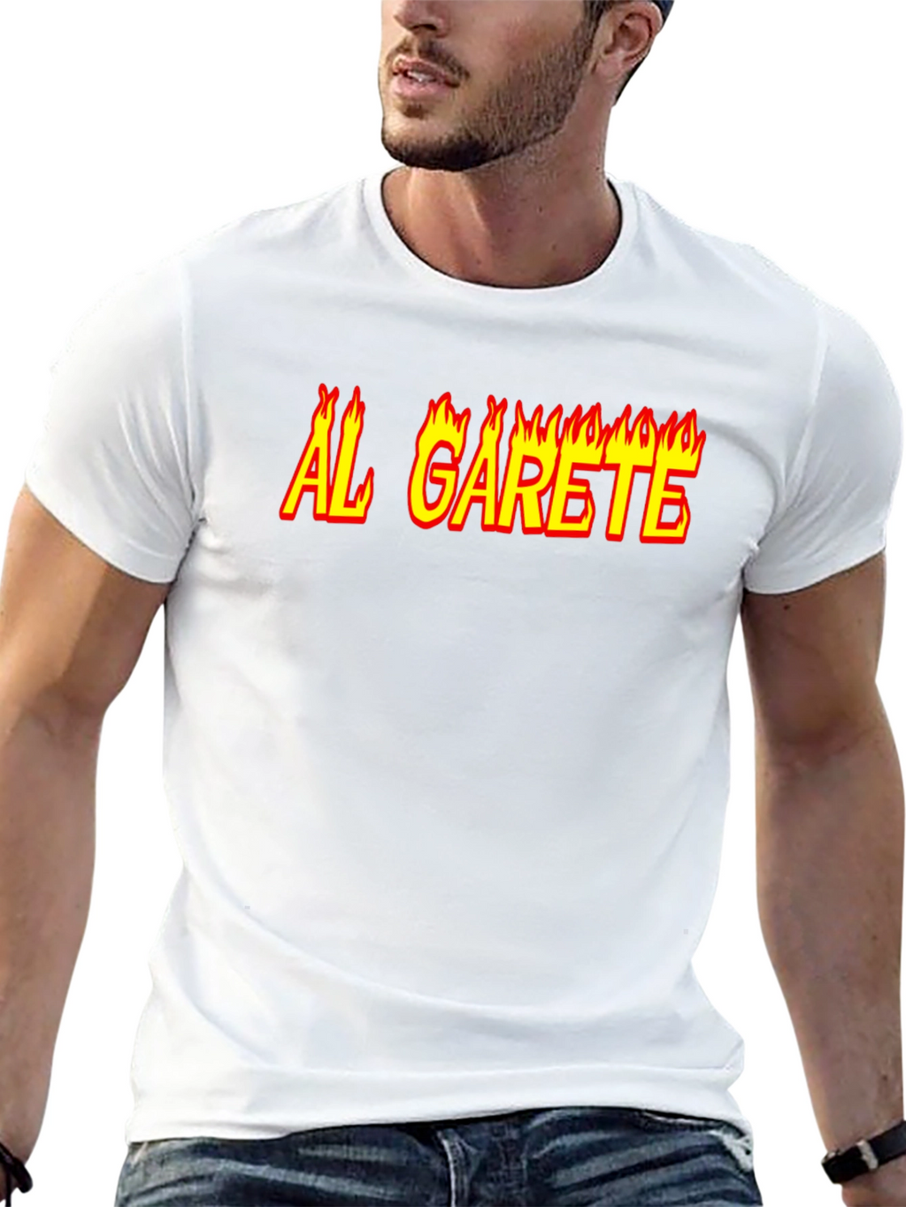 Al Garete Black T-Shirt - Bold Graphic Tee