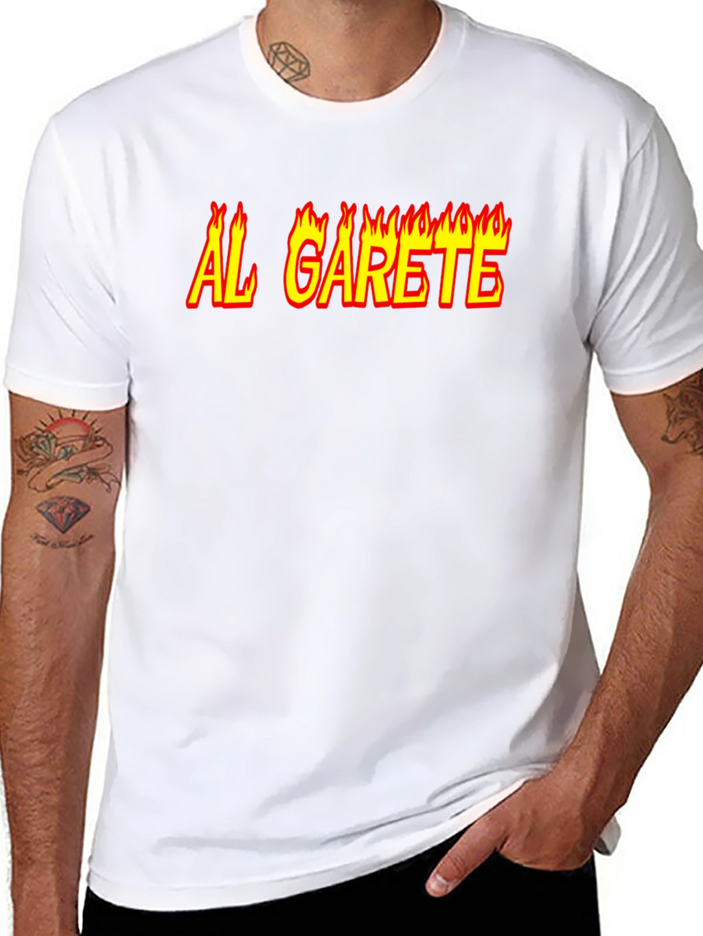 Al Garete Black T-Shirt - Bold Graphic Tee