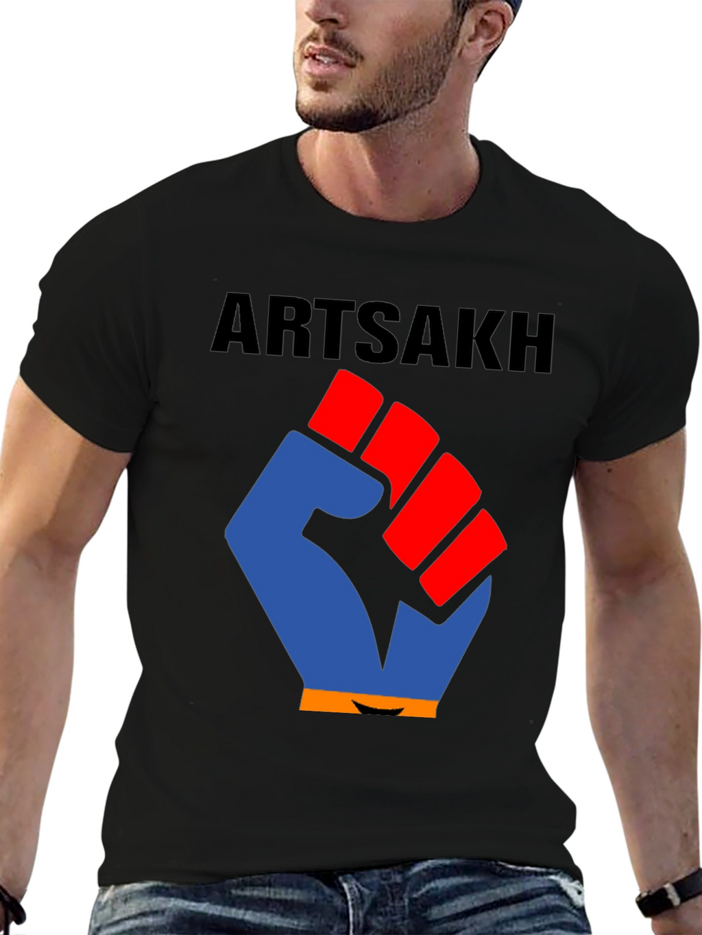 Artsakh Fist T-Shirt - Stand with Artsakh