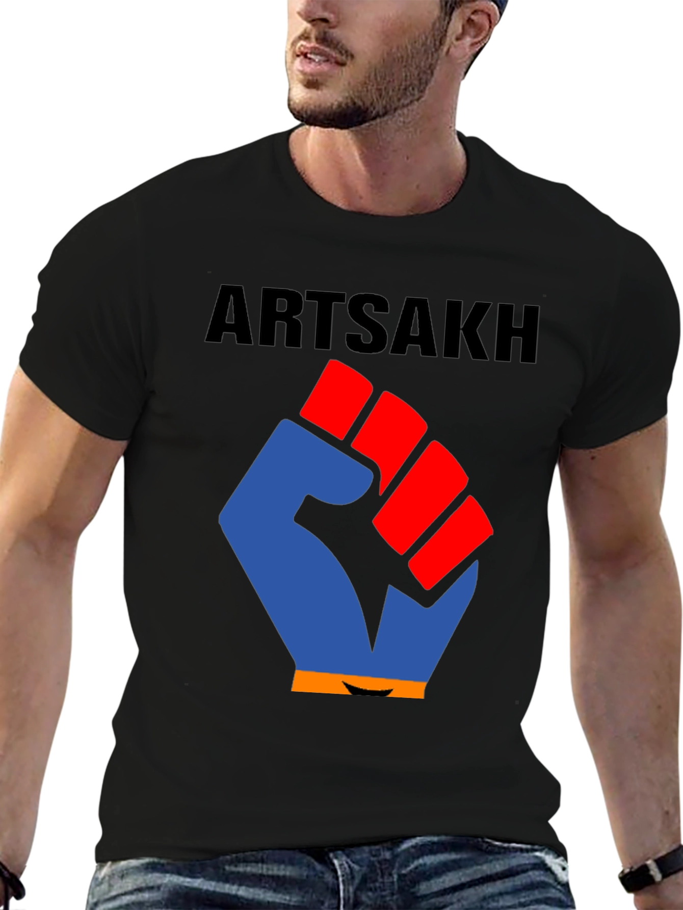 Artsakh Fist T-Shirt - Stand with Artsakh