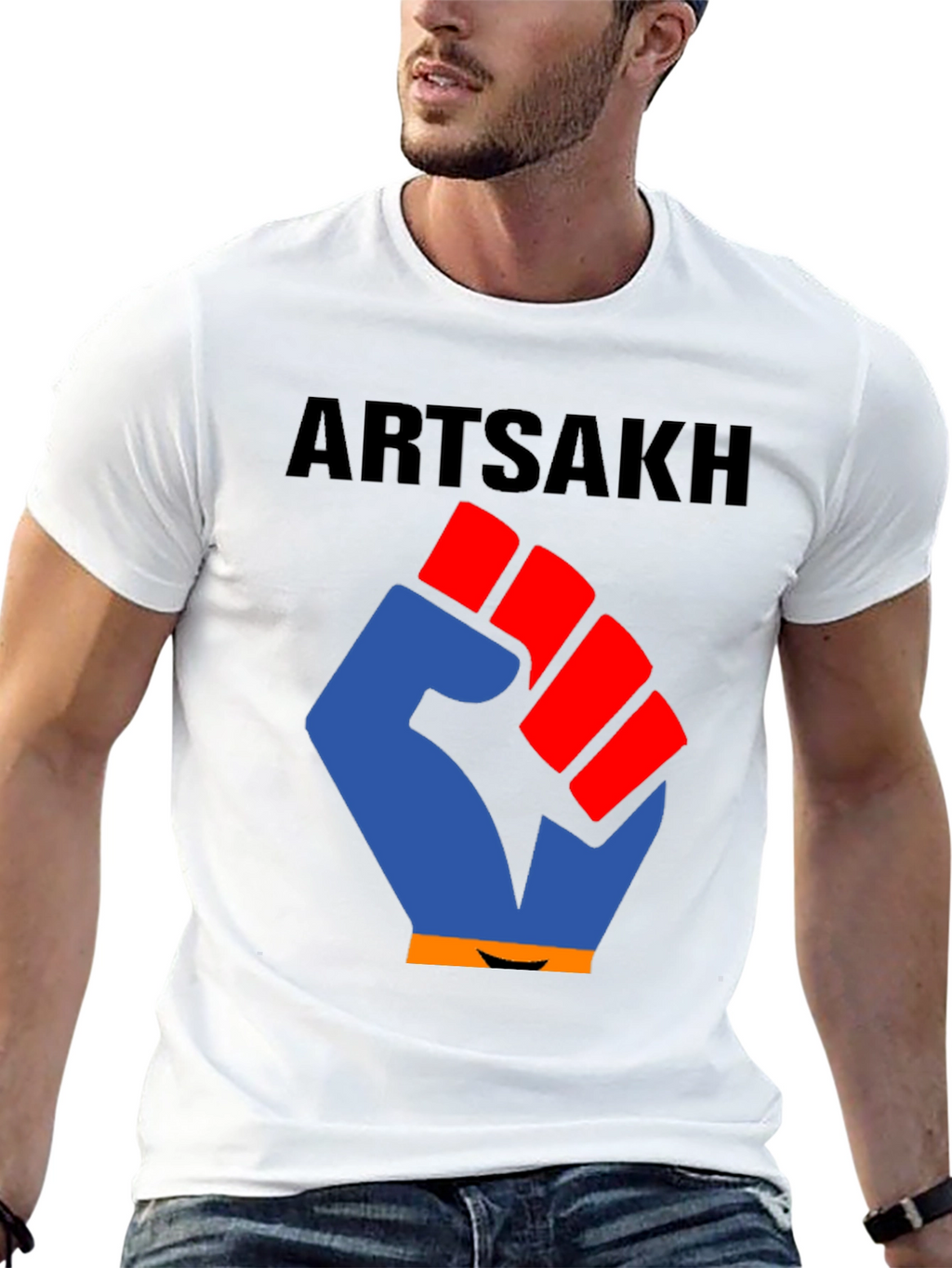 Artsakh Fist T-Shirt - Stand with Artsakh