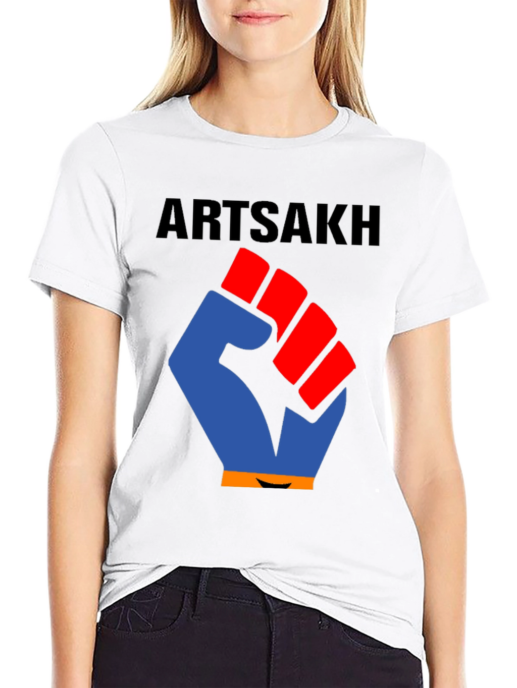 Artsakh Fist T-Shirt - Stand with Artsakh