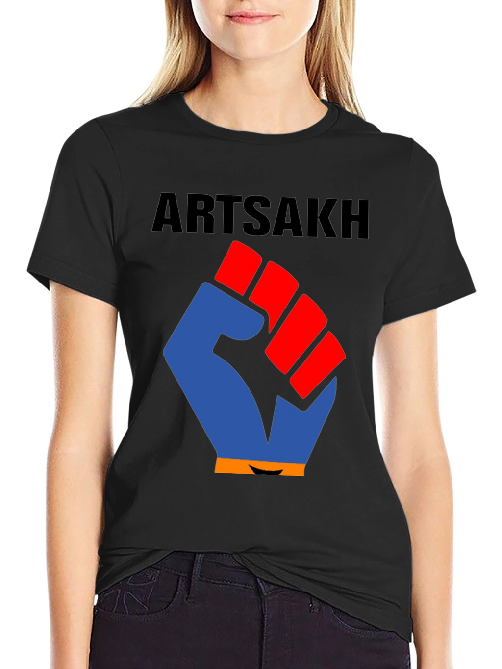 Artsakh Fist T-Shirt - Stand with Artsakh