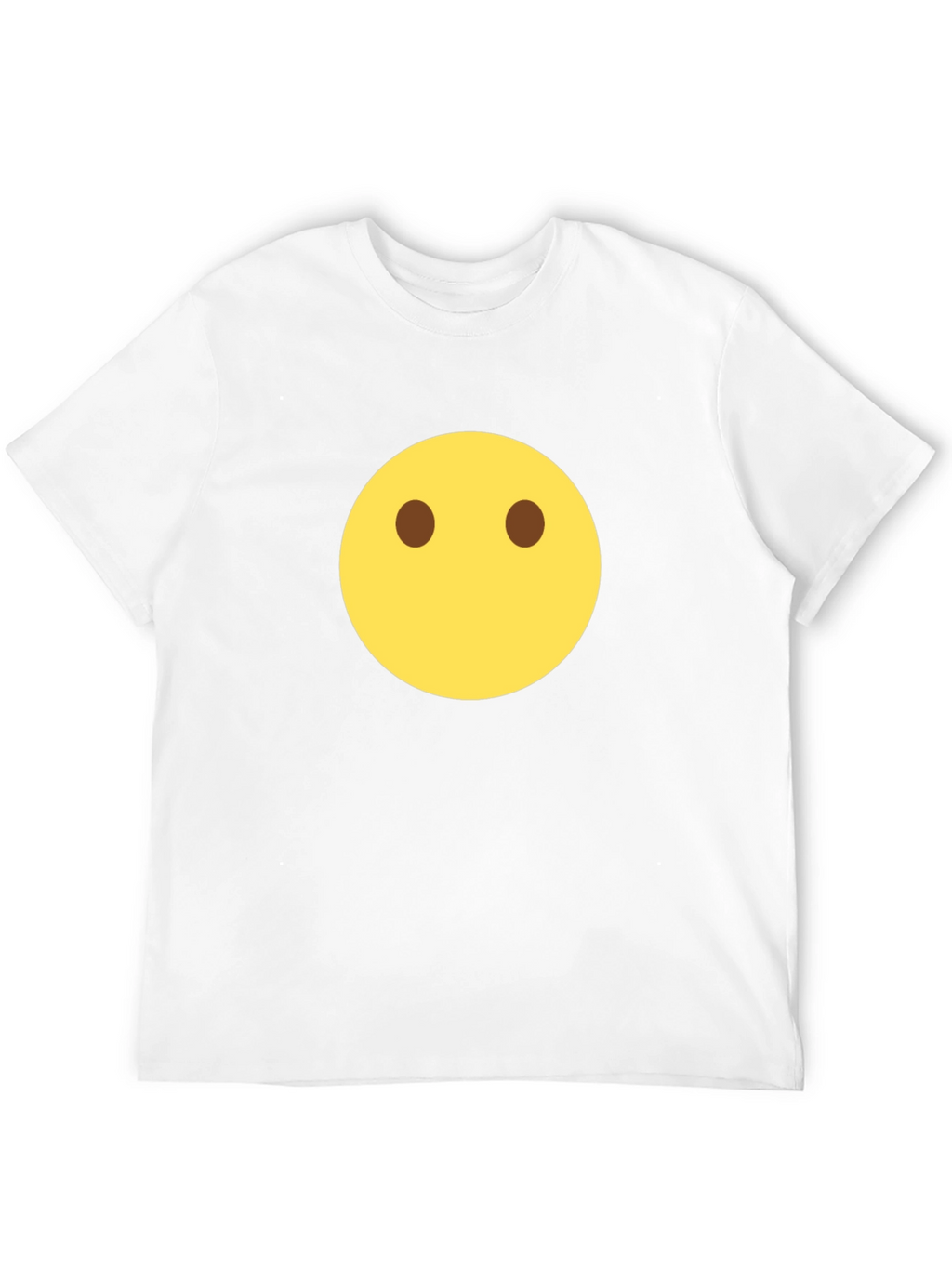 Minimalist Emoji T-Shirt - Simple Expression Tee