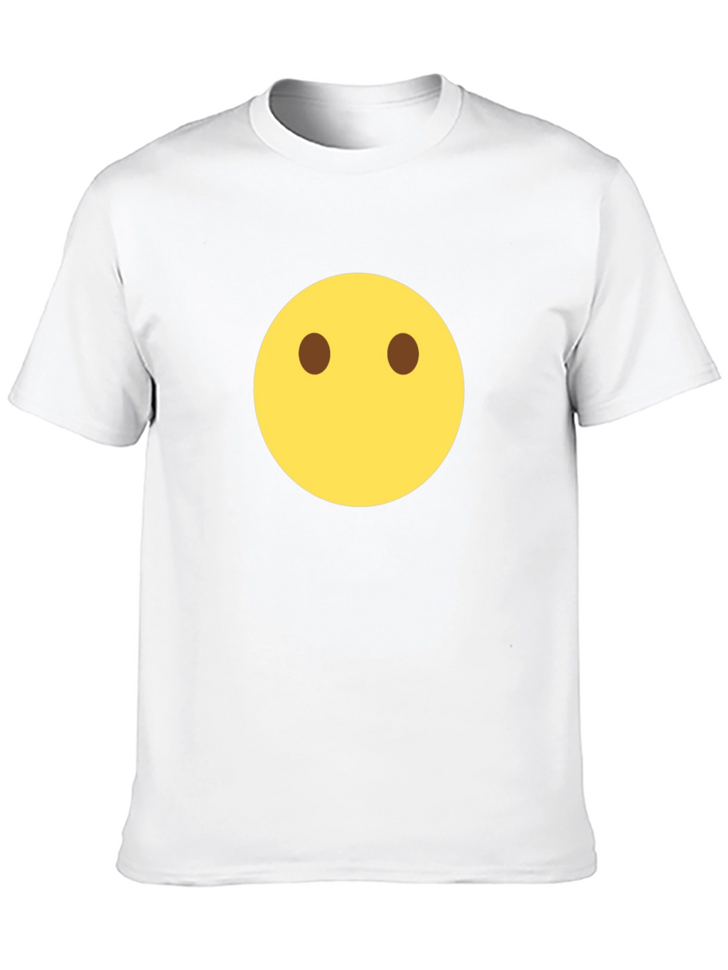 Minimalist Emoji T-Shirt - Simple Expression Tee