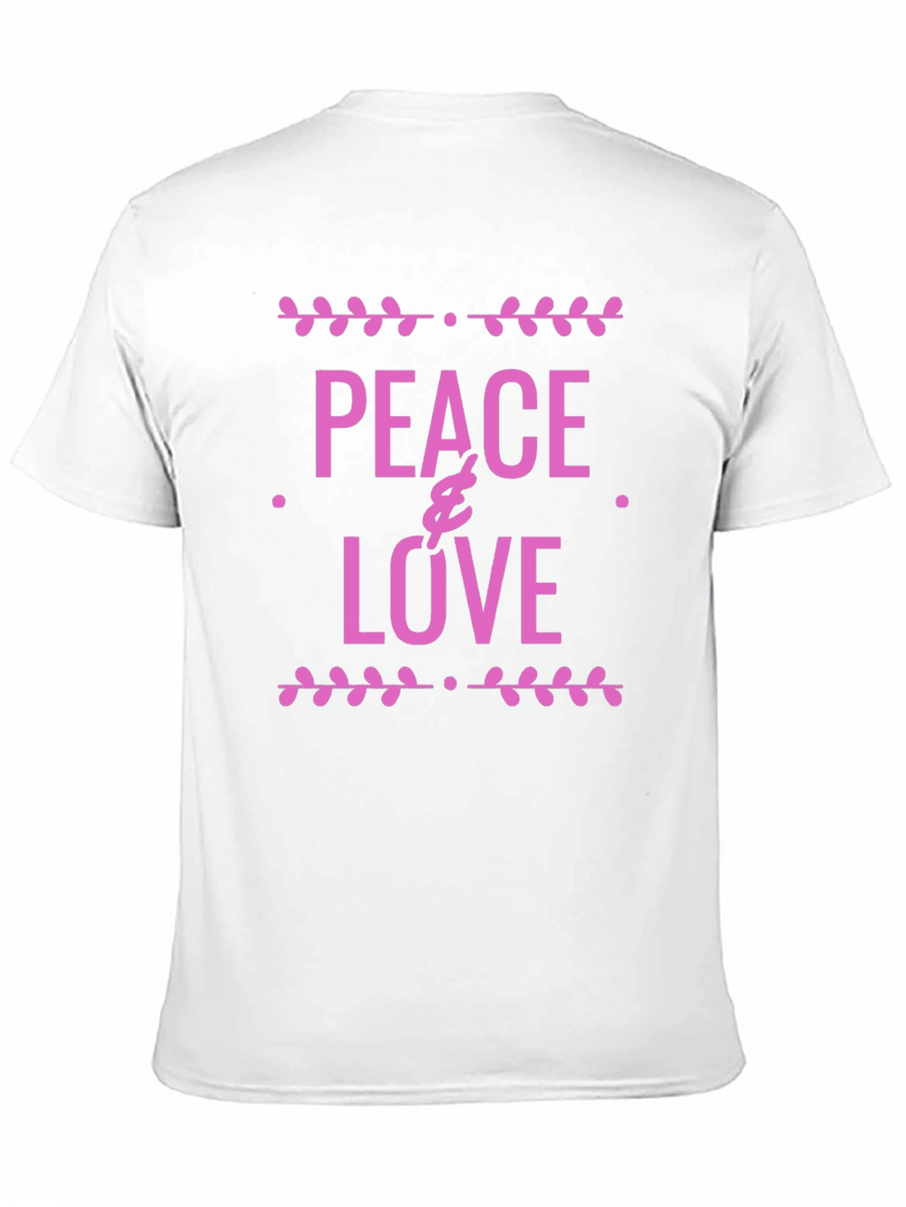 Peace & Love Graphic Tee - Black