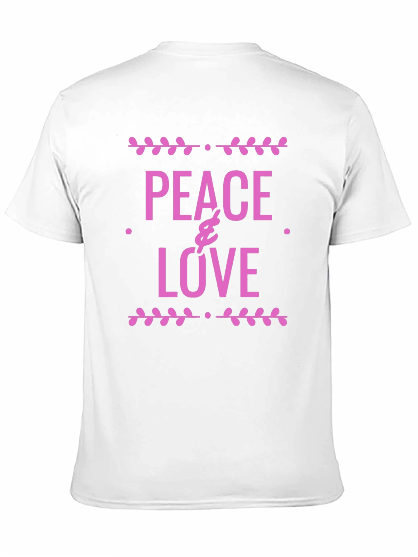 Peace & Love Graphic Tee - Black
