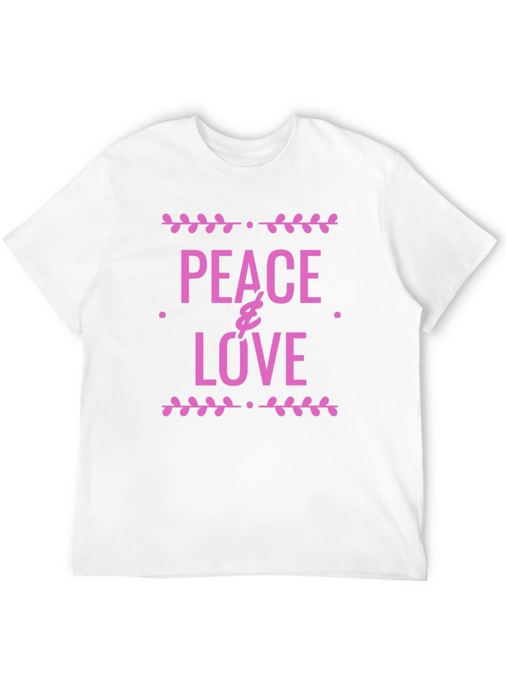 Peace & Love Graphic Tee - Black