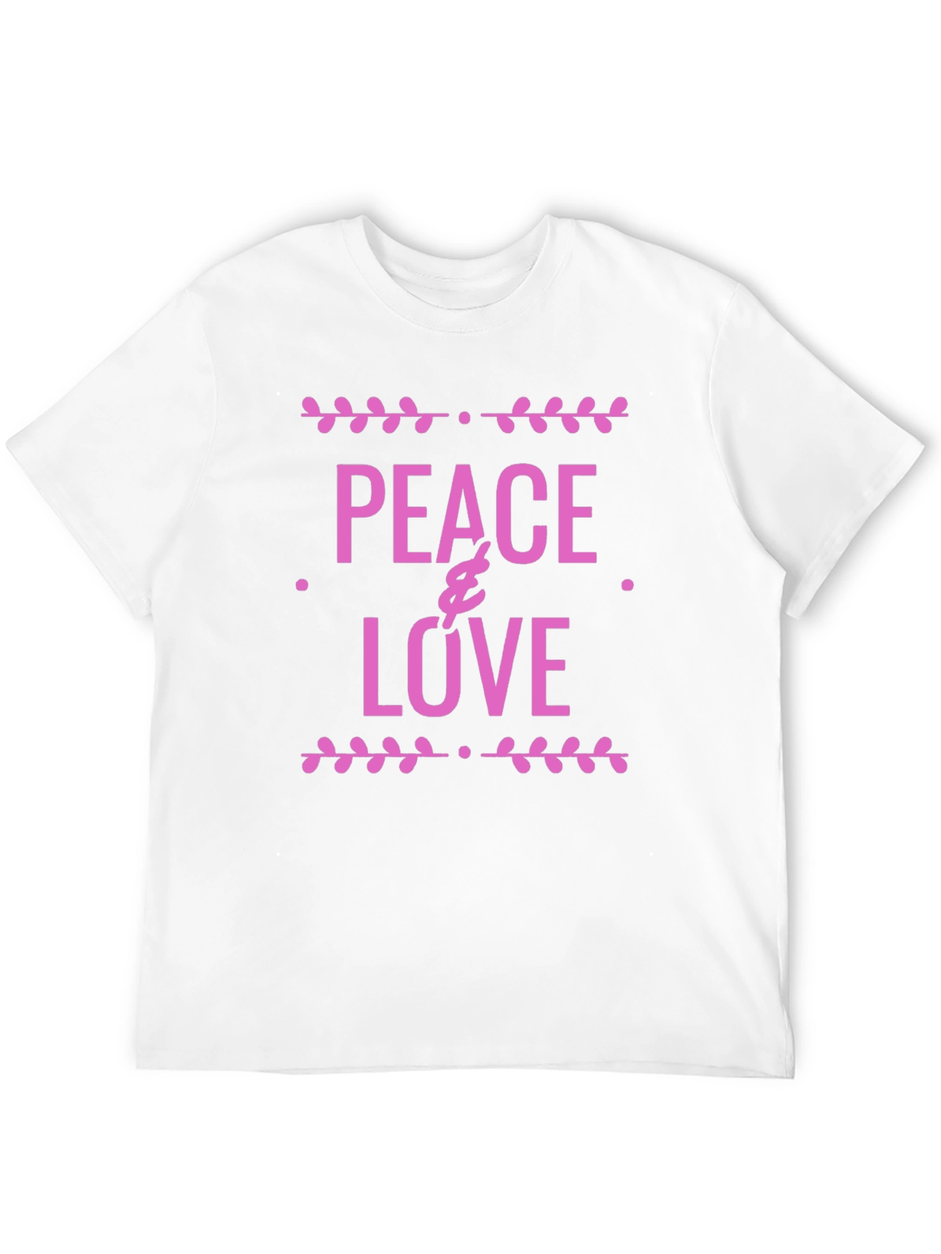 Peace & Love Graphic Tee - Black