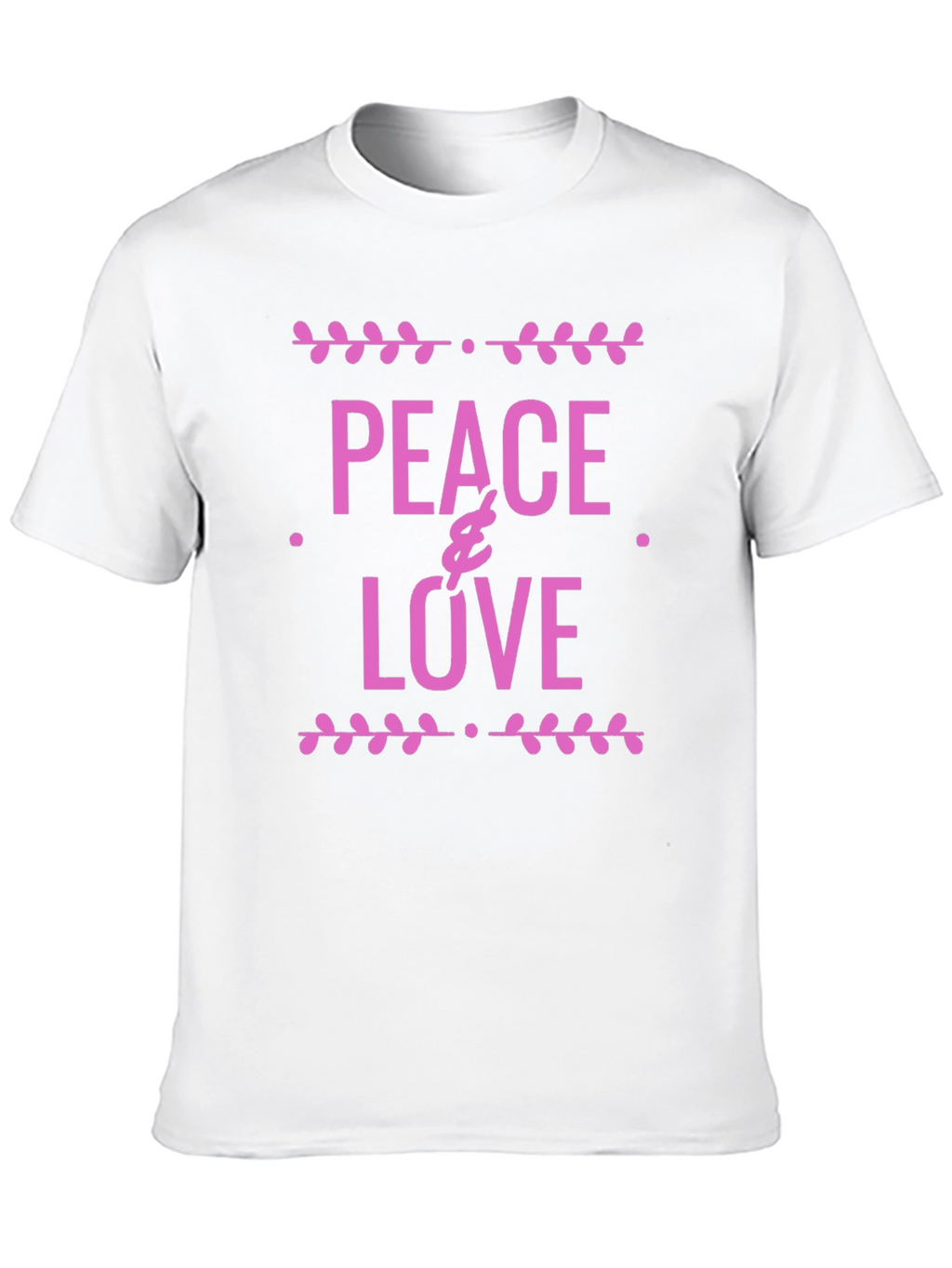 Peace & Love Graphic Tee - Black